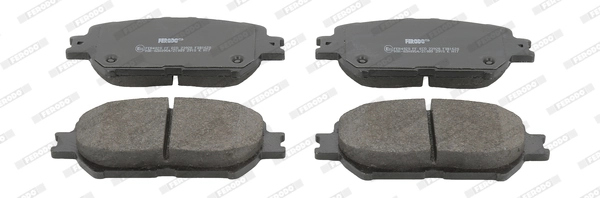 FERODO Kit de plaquettes de frein, frein à disque FDB1620