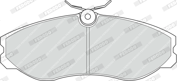 FERODO Set bantalan rem, rem cakram FDB909