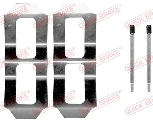 QUICK BRAKE Kit accessori, Pastiglia freno 109-0987