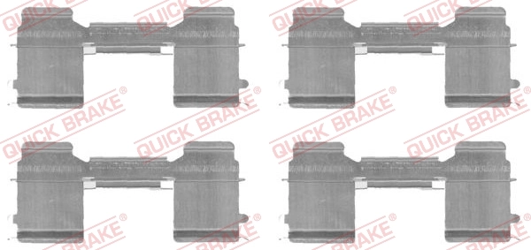 QUICK BRAKE Zubehörsatz, Scheibenbremsbelag 109-1726
