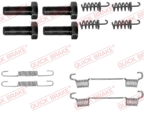 QUICK BRAKE Zubehörsatz, Feststellbremsbacken 105-0865