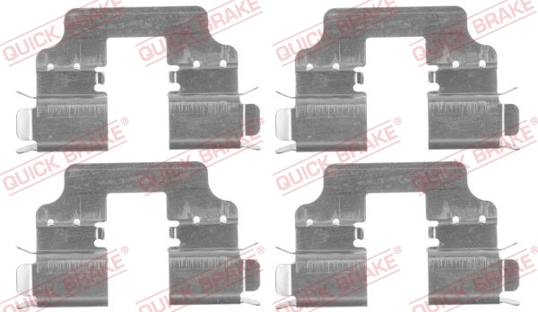QUICK BRAKE Zubehörsatz, Scheibenbremsbelag 109-1750
