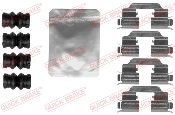 QUICK BRAKE 액세서리 세트, 디스크 브레이크 라이닝 109-1832