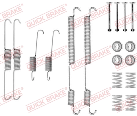 QUICK BRAKE Kit de acessórios, maxilas do travão 105-0753