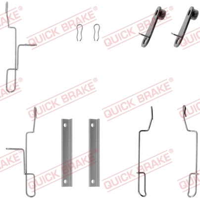 QUICK BRAKE Kit accessori, Pastiglia freno 109-1188