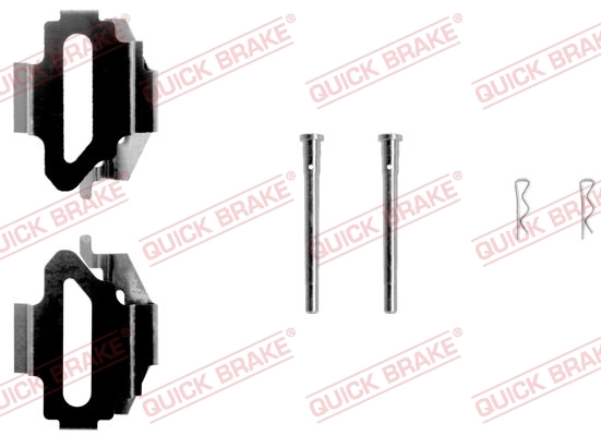 QUICK BRAKE Kit aksesori, bantalan rem cakram 109-1168