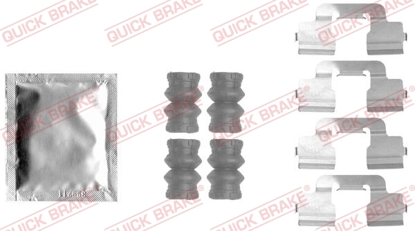 QUICK BRAKE Kit de accesorios, pastillas de frenos 109-1797