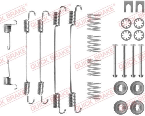QUICK BRAKE Accessory Kit, brake shoes 105-0747