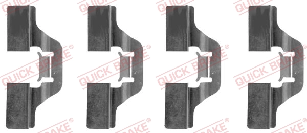 QUICK BRAKE Kit d'accessoires, plaquette de frein à disque 109-1211