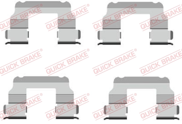 QUICK BRAKE Kit accessori, Pastiglia freno 109-1689