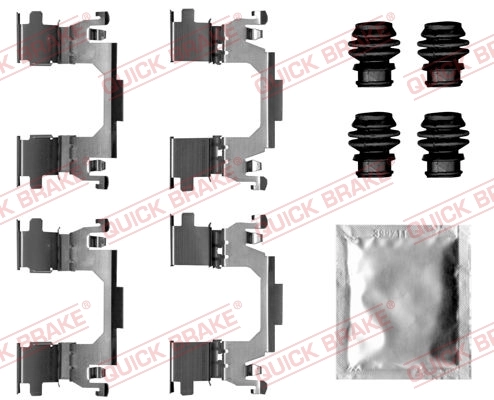 QUICK BRAKE مجموعة الملحقات، قرص بطانة الفرامل 109-0061
