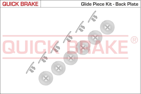 QUICK BRAKE Kit accessori, Ganasce freno 6858K