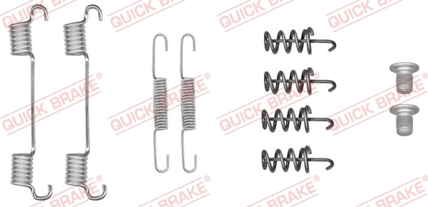 QUICK BRAKE Zubehörsatz, Feststellbremsbacken 105-0051