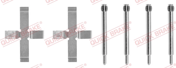 QUICK BRAKE ערכת אביזרים, רפידות דיסק הבלם 109-0980