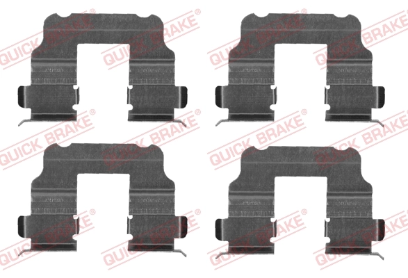 QUICK BRAKE Kit de acessórios, pastilhas de travão 109-1690