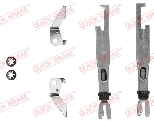 QUICK BRAKE Комплект регулятора, барабанный тормозной механизм 102 53 001