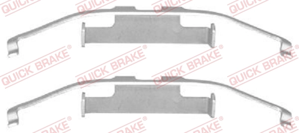 QUICK BRAKE Accessory Kit, disc brake pad 109-1097