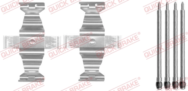 QUICK BRAKE Kit accessori, Pastiglia freno 109-1643