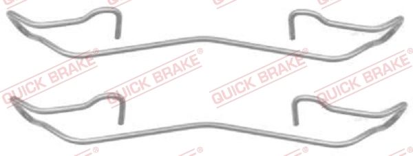 QUICK BRAKE Aksesuar seti, diskli fren balatası 109-1187