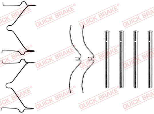 QUICK BRAKE Kit accessori, Pastiglia freno 109-1126