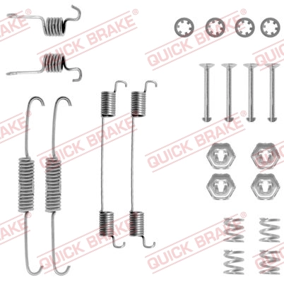QUICK BRAKE Set Aksesori, Kasut Brek 105-0674