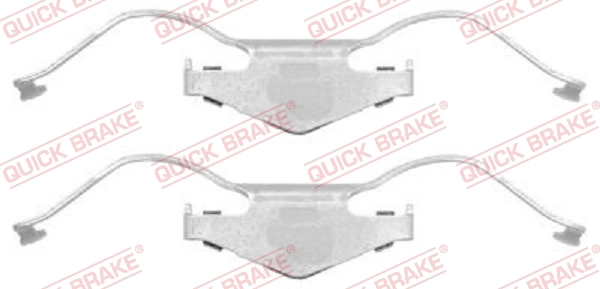 QUICK BRAKE Kit accessori, Pastiglia freno 109-1297