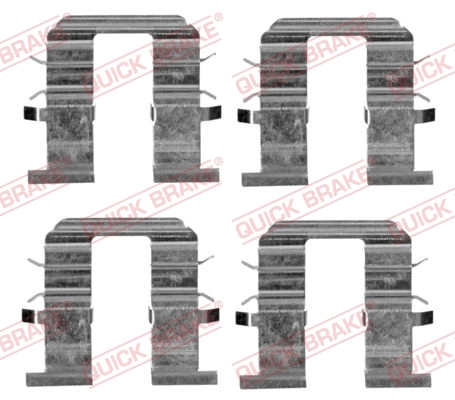 QUICK BRAKE Set Aksesori, Pad Brek Cakera 109-1746