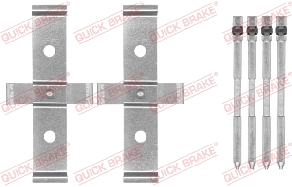 QUICK BRAKE Set Aksesori, Pad Brek Cakera 109-1694