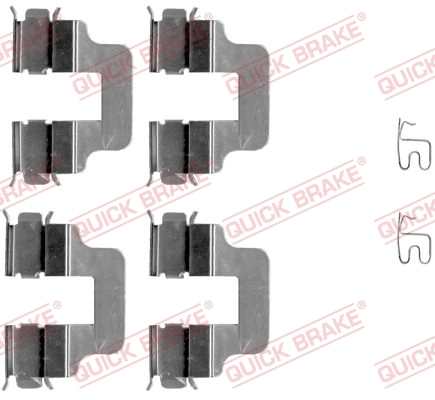 QUICK BRAKE 액세서리 세트, 디스크 브레이크 라이닝 109-1245
