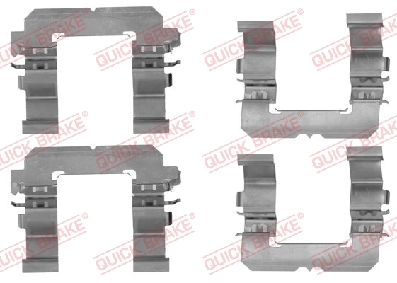 QUICK BRAKE Zubehörsatz, Scheibenbremsbelag 109-1756