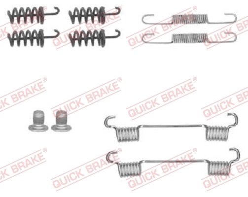 QUICK BRAKE Zubehörsatz, Feststellbremsbacken 105-0874