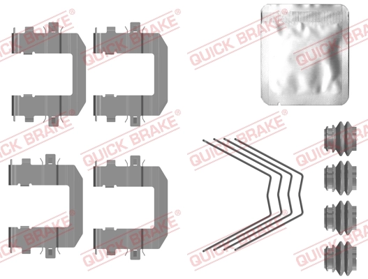 QUICK BRAKE Zubehörsatz, Scheibenbremsbelag 109-0131