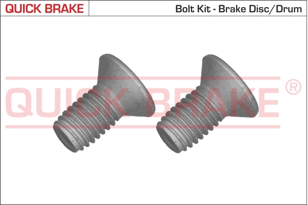 QUICK BRAKE Schraubensatz, Bremsscheibe 11670K