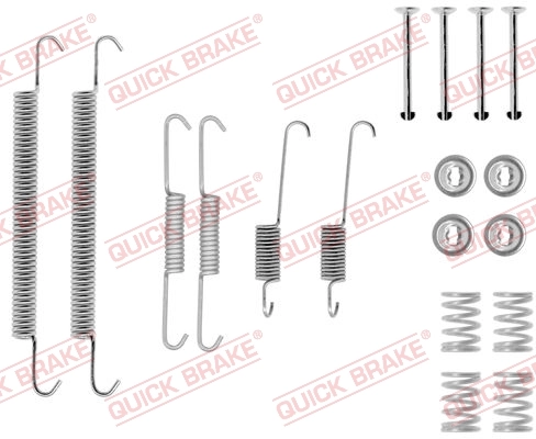 QUICK BRAKE Kit accessori, Ganasce freno 105-0757