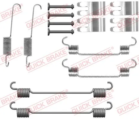 QUICK BRAKE Juego de accesorios, zapatas de freno 105-0076