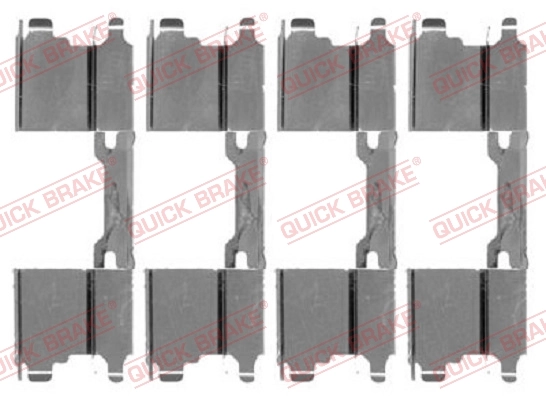 QUICK BRAKE Kit accessori, Pastiglia freno 109-1762