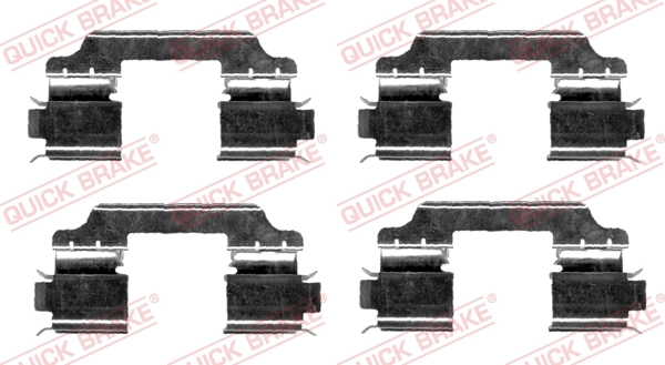 QUICK BRAKE Kit accessori, Pastiglia freno 109-1654