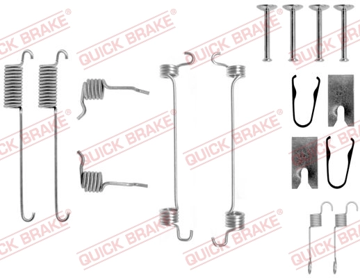 QUICK BRAKE アクセサリセット、ブレーキパッド 105-0751