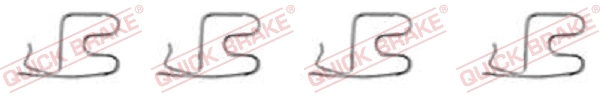 QUICK BRAKE アクセサリセット、ディスクブレーキパッド 109-1219