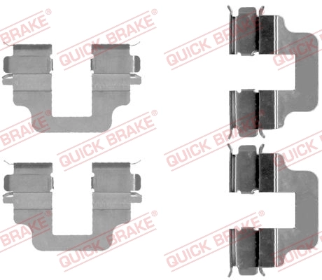 QUICK BRAKE 액세서리 세트, 디스크 브레이크 라이닝 109-1712