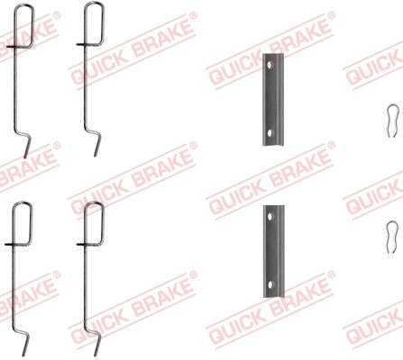 QUICK BRAKE Kit accessori, Pastiglia freno 109-1125