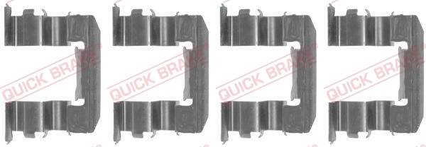 QUICK BRAKE Kit de acessórios, pastilhas de travão 109-1184