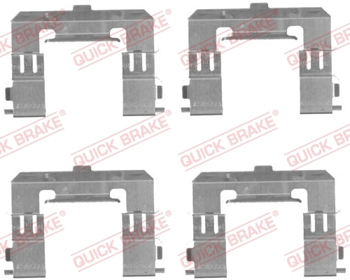 QUICK BRAKE 액세서리 세트, 디스크 브레이크 라이닝 109-1715