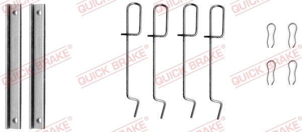 QUICK BRAKE アクセサリセット、ディスクブレーキパッド 109-1151