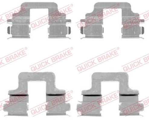QUICK BRAKE Zubehörsatz, Scheibenbremsbelag 109-1731