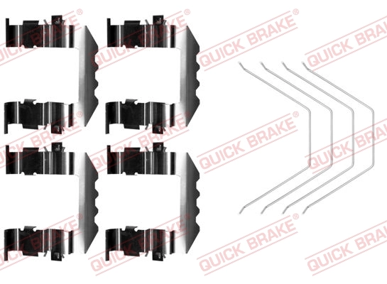 QUICK BRAKE Accessory Kit, disc brake pad 109-0018