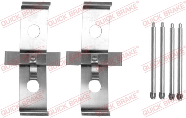 QUICK BRAKE Set Aksesori, Pad Brek Cakera 109-1674