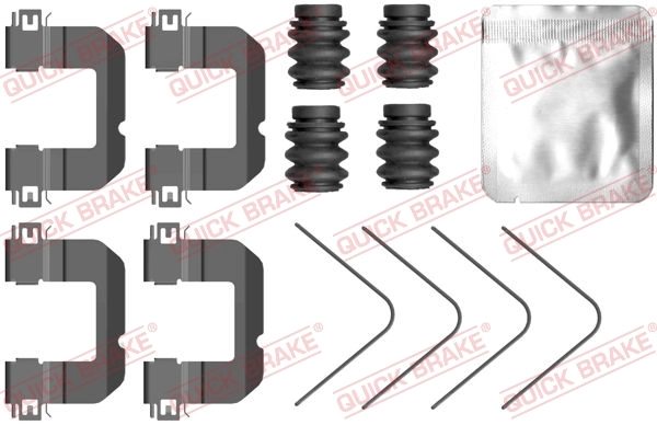 QUICK BRAKE Zubehörsatz, Scheibenbremsbelag 109-0102