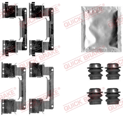 QUICK BRAKE Kit d'accessoires, plaquette de frein à disque 109-1838