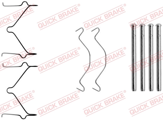 QUICK BRAKE Zubehörsatz, Scheibenbremsbelag 109-1209